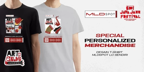 Cara Dapetin Special Personalized T-Shirt MLDSPOT di BNI Java Jazz Festival 2023